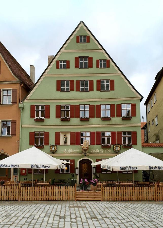 Hotel Goldner Hirsch Dinkelsbühl Exterior foto
